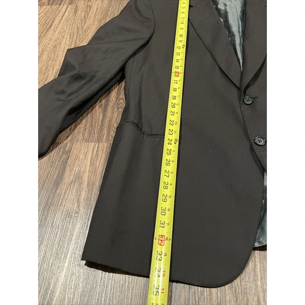 Brioni Super 150s Parlamento Size 48L In Black Brownish Made In Italy READ NOTES